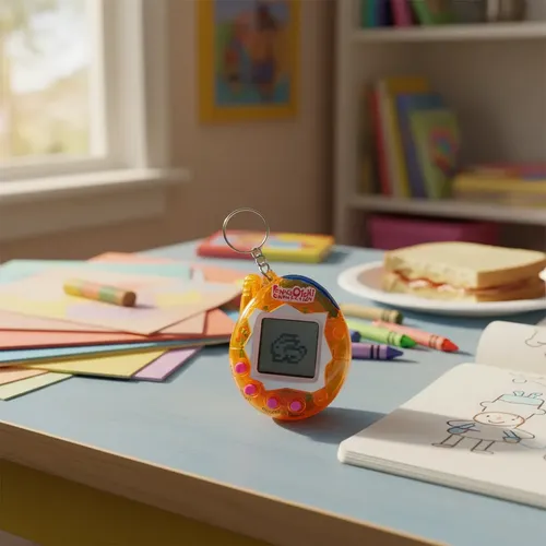 Tamagotchi Connection Mascota Virtual Garantia Local Fisico Naranja - Imagen 4