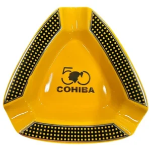 Cenicero Para Puros Cohiba Edición Especial Triangular Amarillo Triangular
