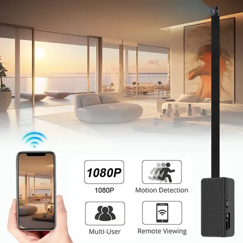 Mini Cámara Espía 4k Wifi Sensor De Movimiento - Imagen 6