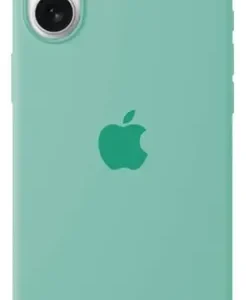 Estuche Case Carcasa Silicona Compatible Con iPhone 16 Turquesa Liso