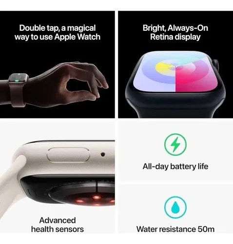 Apple Watch Se 3 Gps Aluminio Reloj Inteligente 40mm Negro Deportivo - Imagen 4
