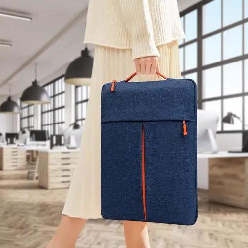 Estuche Laptop Macbook 15 - 16 Pulgadas Resistente Acolchado Azul Tomate - Imagen 5