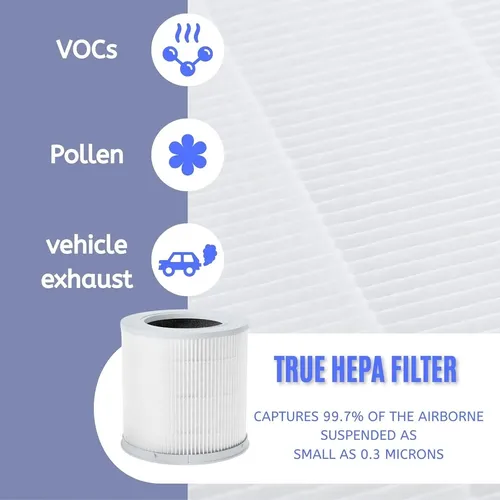 Filtro Nispira Carbón Activado Compatible Purifier 4 Xiaomi Gris - Imagen 5