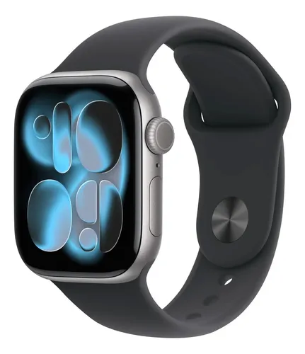 Apple Watch Series 11 Gps Aluminio Reloj Inteligente 42mm Gris Oscuro Sport Negro