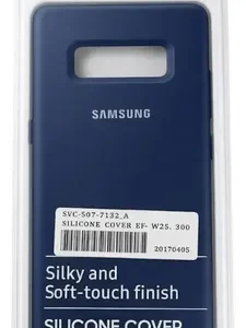 Estuche Silicona Case Para Samsung Galaxy Note 8 Azul Oscuro
