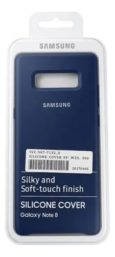 Estuche Silicona Case Para Samsung Galaxy Note 8 Azul Oscuro