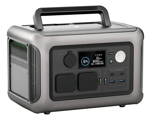 Estación Energía Portátil Ups 600w Allpowers R600 Generador - Imagen 3