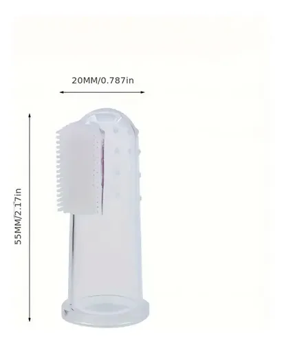 Cepillo De Dientes De Dedo Para Bebé Con Estuche Transparente - Imagen 5