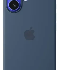 Estuche Case Carcasa Silicona Compatible Con iPhone 16 Azul Marino Liso