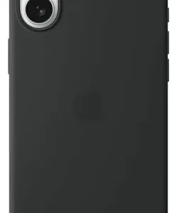 Estuche Case Carcasa Silicona Compatible Con iPhone 16 Negro Liso