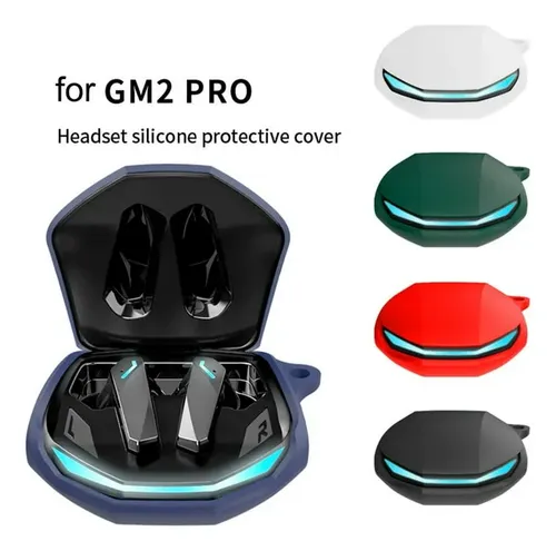 Estuche Para Audífonos Auriculares Lenovo Gm2 Pro Silicona Blanco - Imagen 4