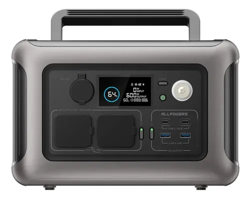 Estación Energía Portátil Ups 600w Allpowers R600 Generador - Imagen 2