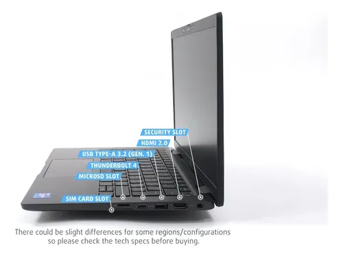 Laptop Dell 13.3 Latitude 7320 I7-1185g7 16gb Ram 512gb Ssd Negro - Imagen 7