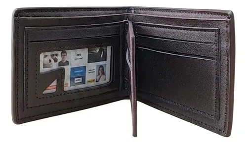 Billetera Bvei's Elegante Portadocumentos Cuero Sintético Café - Imagen 2