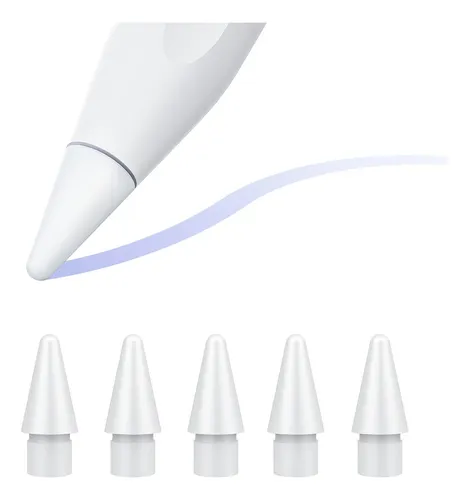 Puntas Repuesto Compatible Con Apple Pencil 1 Y 2 iPad 4 Und - Imagen 2