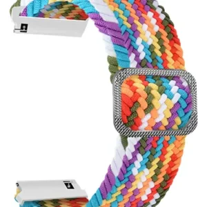 Pulsera De Nylon Tejido Compatible Con Huawei Galaxy Amarillo 2 Cm