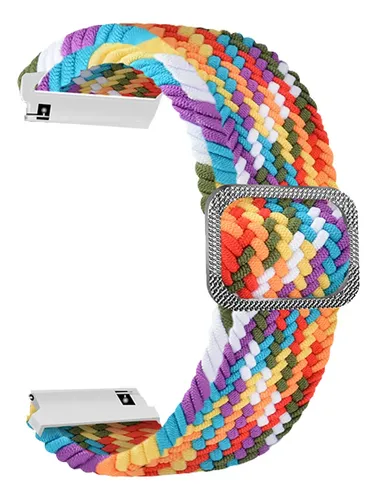 Pulsera De Nylon Tejido Compatible Con Huawei Galaxy Amarillo 2 Cm