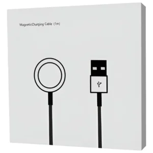 Cable Cargador Magnetico Apple Watch Serie 1 2 3 4 5 6 7 Se Blanco