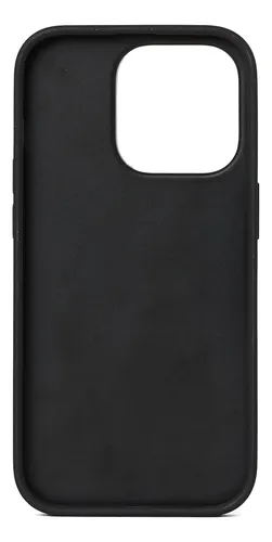 Estuche Case Carcasa Silicona Compatible Con iPhone 16 Pro Negro Liso - Imagen 3