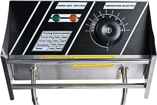 Freidora Eléctrica De Acero Inoxidable 24 Litros 5000w Gris - Imagen 2