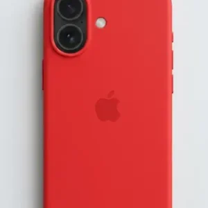 Estuche Case Carcasa Silicona Compatible Con iPhone 17 Rojo Liso