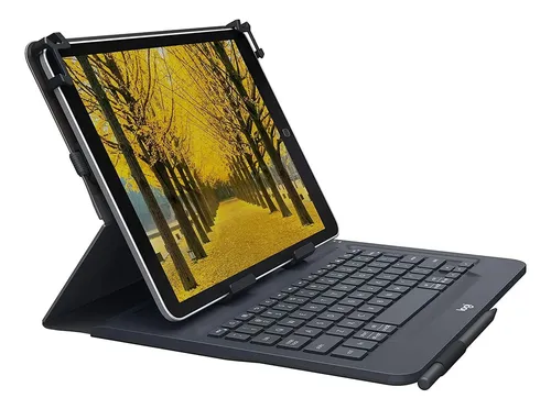 Estuche +teclado Compatible Con iPad Tablet 10 U 11 Pulgadas Negro - Imagen 5