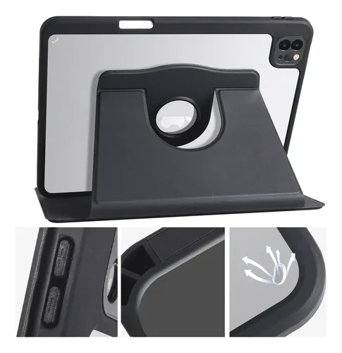 Estuche Compatible Protector Apple iPad Pro 11 M4 M5 Negro - Imagen 5