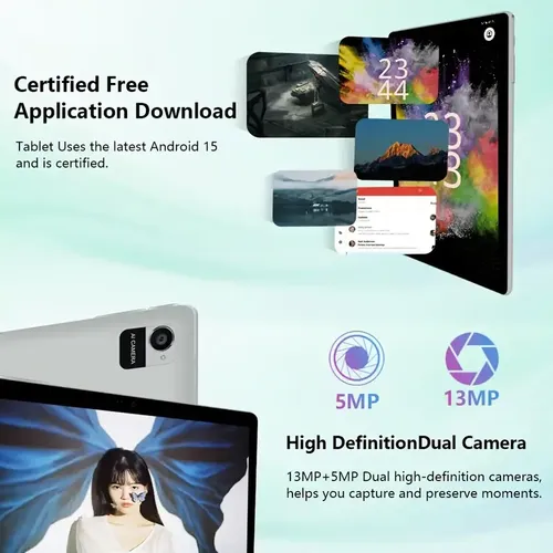 Tablet Crelander W30 10.1 Celeste 12gb 128gb Android 15 Celeste - Imagen 7
