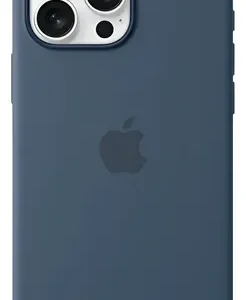 Estuche Case Carcasa Silicona Compatible Con iPhone 16 Pro Azul Liso