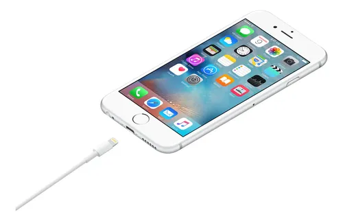 Cable De Carga Para iPhone Conector Lightning A Usb 1m Apple Blanco - Imagen 6