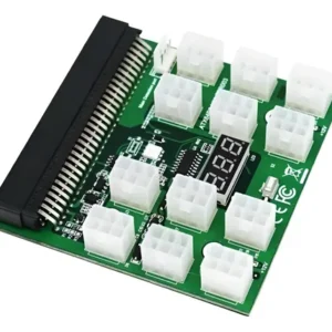 12x6 Pcie Consola Placa De Poder Para Fuente Hp 1200w Verde
