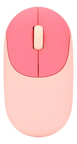 Kit De Teclado + Mouse Inalámbrico Premium Tipo Logitech Rosa Rosa Chicle - Imagen 2