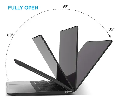 Estuche Protector Macbook Air M2 M3 M4 15 Pulgadas A2941 Negro - Imagen 7