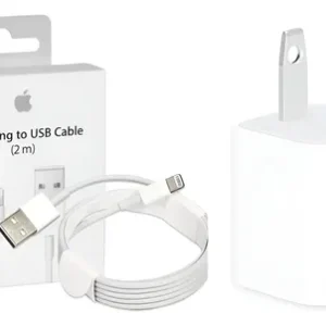 Cargador Original Para iPhone Apple 5w + Cable De 2 Metros Blanco