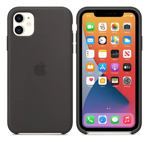 Estuche Case Carcasa Silicona Original iPhone Apple 11 - Imagen 4