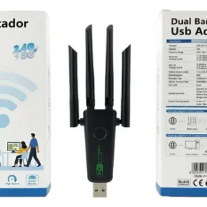 Adaptador Wifi 300 Mbps Doble Banda Usb 3.0 Dual 5g Y 2.4g