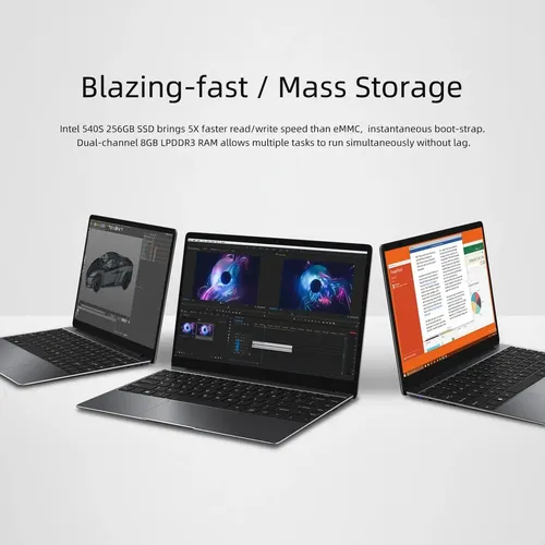 Laptop Herobook Chuwi Pro Lenovo Windows 10 Teletrabajo Space Gray - Imagen 6