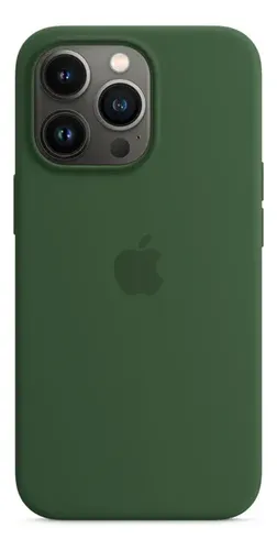 Estuche Case Carcasa Silicona Compatible Con 15 Pro Max Verde Musgo
