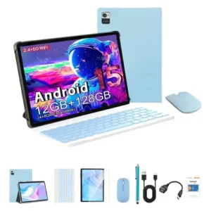 Tablet Crelander W30 10.1 Celeste 12gb 128gb Android 15 Celeste