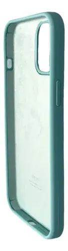 Estuche Case Carcasa Silicona Compatible Con 16 Pro Max Cian Liso - Imagen 3
