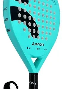 Pala Pádel Carbono Superficie 3d 38mm 360g Ianoni Raqueta Turquesa