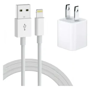 Cargador Para iPhone Apple 5w 1m Original (cable + Cubo) Blanco