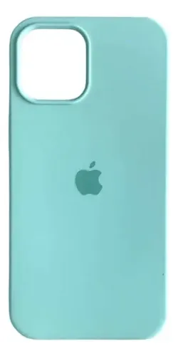 Estuche Case Carcasa Silicona Compatible Con 16 Pro Max Cian Liso - Imagen 2