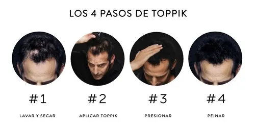 Fibras Capilares Toppík #1 Para Caída Del Cabello Americano - Imagen 6