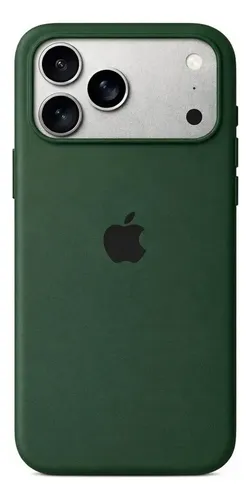Estuche Case Carcasa Silicona Compatible Con iPhone 17 Pro Verde Musgo Liso