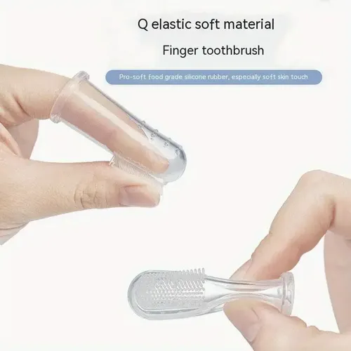 Cepillo De Dientes De Dedo Para Bebé Con Estuche Transparente - Imagen 7
