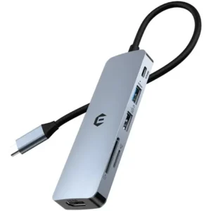 Adaptador Oditton Multipuerto Usb-c 4k Hdmi 6 En 1 Apple