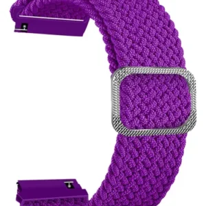 Pulsera De Nylon Tejido Compatible Con Huawei Galaxy Lila 2.2 Cm