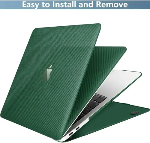 Estuche Protector Macbook Air Intel M1 13.3 Pulgadas A1932 Verde - Imagen 4