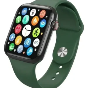 Reloj Inteligente Smartwatch 8 Bluetooth Aluminio Silicona Negro Sport Loop Verde Musgo